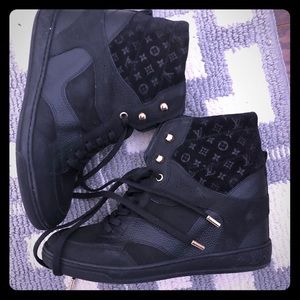 Louis Vuitton hidden wedge sneaker authentic